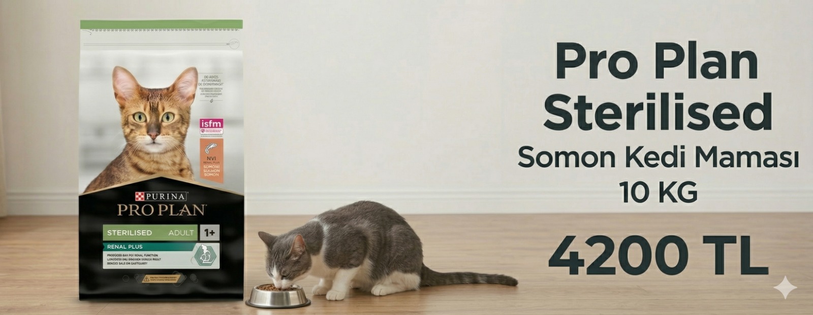 Pro Plan Sterilised Somon 10 Kg