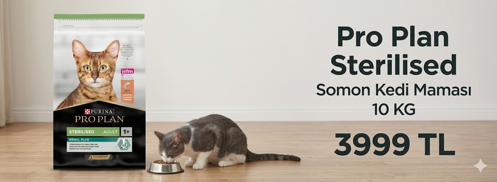 Pro Plan Sterilised Somon 10 Kg