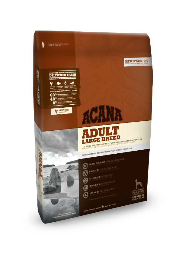 ACANA HERITAGE ADULT LARGE BREED 17KG ACANA HERITAGE ADULT LARGE BREED 17KG