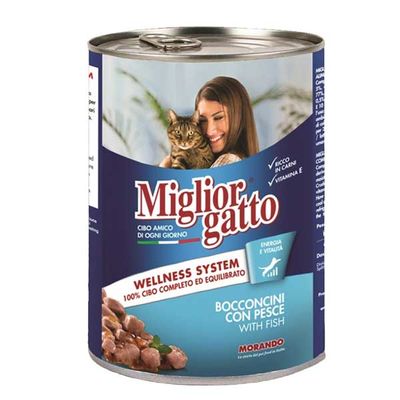 Miglior Gatto Balıklı Kedi Konservesi 405 Gr Miglior Gatto Balıklı Kedi Konservesi 405 Gr