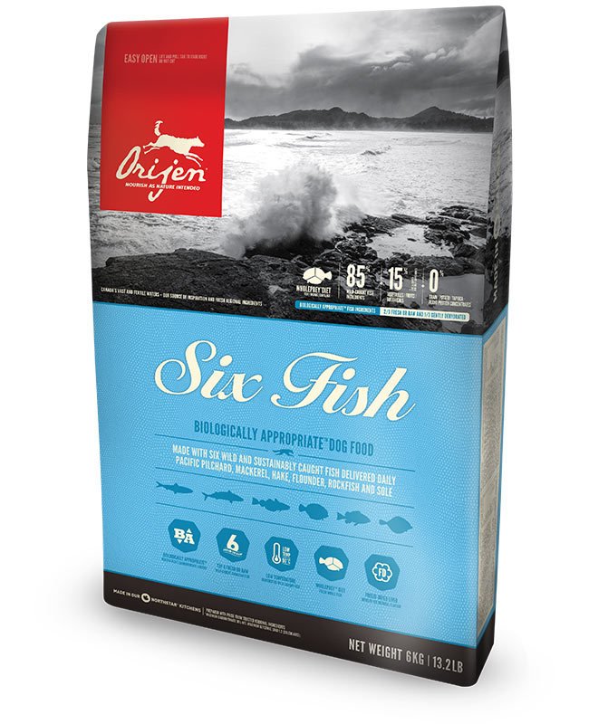 Orijen 6 Fish 6 Balıklı Tahılsız Köpek Maması 11,4 kg Orijen 6 Fish 6 Balıklı Tahılsız Köpek Maması 11,4 kg