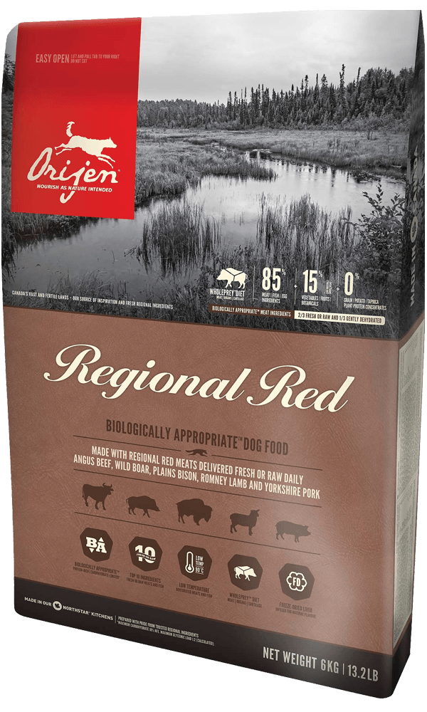 Orijen Regional Red Kırmızı Etli Tahılsız Köpek Maması 2kg Orijen Regional Red Kırmızı Etli Tahılsız Köpek Maması 2kg